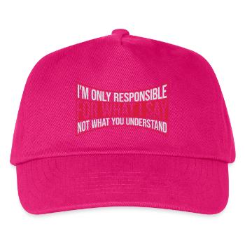ce que je dis citation - Casquette de baseball Enfant - fuchsia - Devant