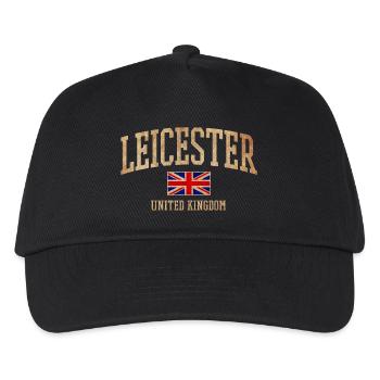 Emblème vintage de Leicester UK - Casquette de baseball Enfant - noir - Devant