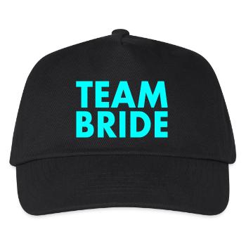 Team bride - Kinder Basecap - Schwarz - Vorne