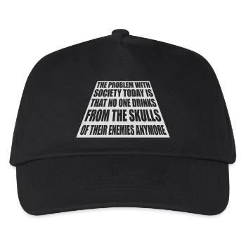drinks from enemies skulls - Kinder Basecap - Schwarz - Vorne