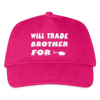 Helicopter - Kids’ Baseball Cap - fuchsia - Front