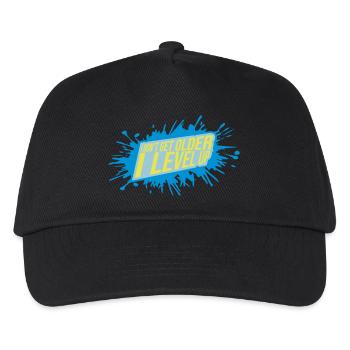 get older level up - Kids’ Baseball Cap - black - Front