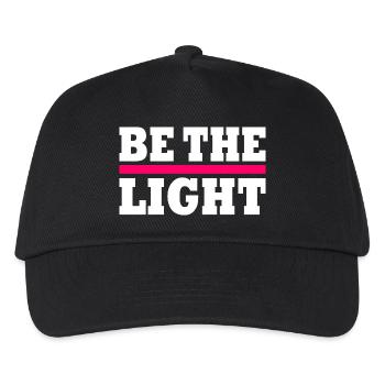 Be the light - Kids’ Baseball Cap - black - Front