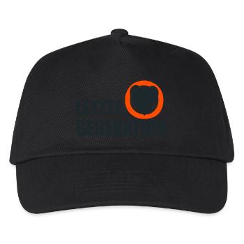 Letzte Generation - Design 4 - Kinder Basecap - Schwarz - Vorne