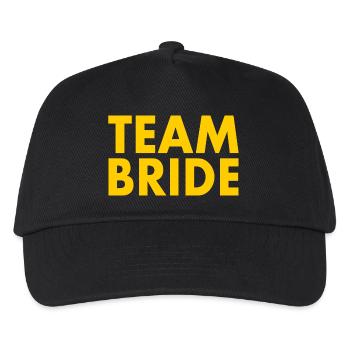 Team bride - Kinder Basecap - Schwarz - Vorne