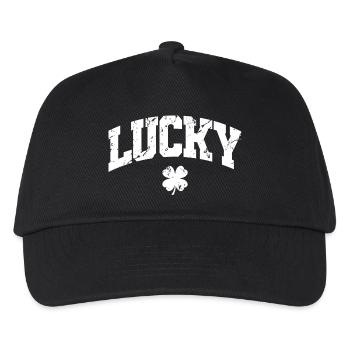 St. Patrick’s Day Gift Shamrock Men, Women, Kids - Kids’ Baseball Cap - black - Front