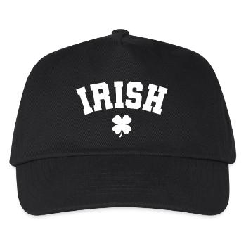 St. Patrick's Day Geschenk Kleeblatt Männer, Frauen, Kinder - Kinder Basecap - Schwarz - Vorne