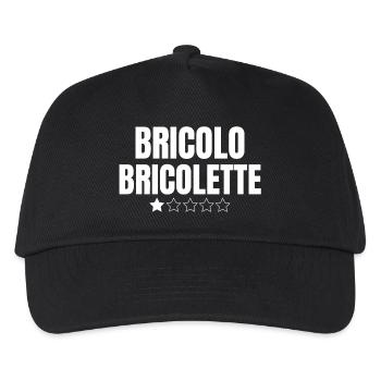 bricolo, bricolage, bricoleur, bricoler - Casquette de baseball Enfant - noir - Devant