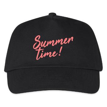 summer time - Kids’ Baseball Cap - black - Front