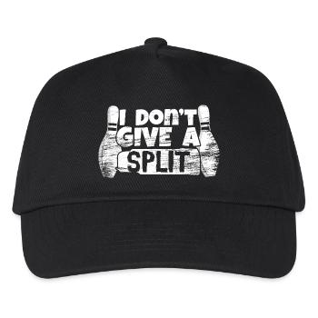 I Don't Give A Split - Kids’ Baseball Cap - black - Front