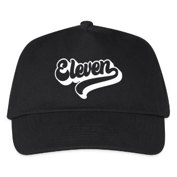 Eleven 11th Birthday Kids Boys Girls 11 Years Old - Kids’ Baseball Cap - black - Front