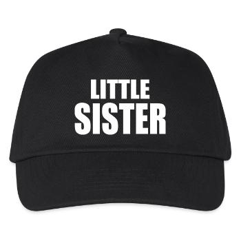 Little sister - Kinder Basecap - Schwarz - Vorne
