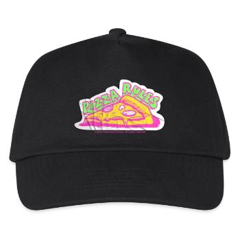 TMNT Mutant Mayhem Pizza Rules - Kinder Basecap - Schwarz - Vorne