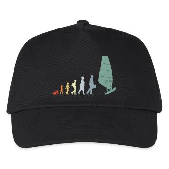 Vintage Windsurfer Evolution - Casquette de baseball Enfant - noir - Devant