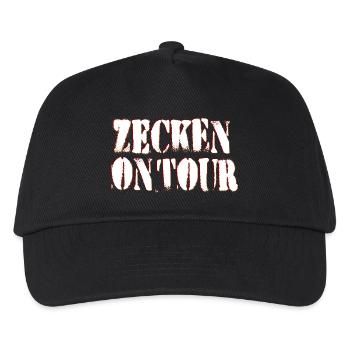 Zecken on Tour - Kinder Basecap - Schwarz - Vorne