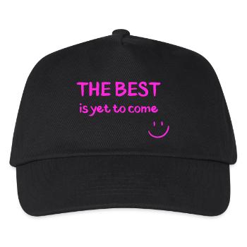 The best is yet to come! für Schwangere - Kinder Basecap - Schwarz - Vorne