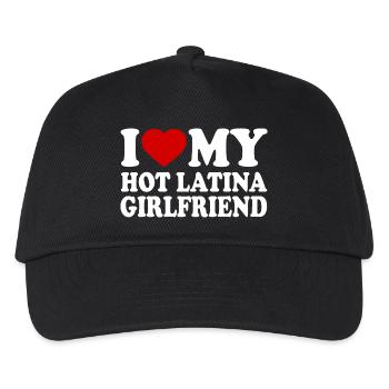 I love my hot latina girlfriend - Kinder Basecap - Schwarz - Vorne