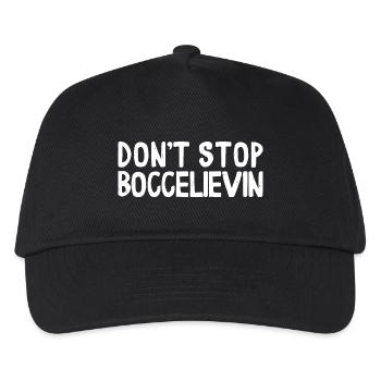Dont Stop Boccelievin Ball with Jack Bocci Game - Kids’ Baseball Cap - black - Front