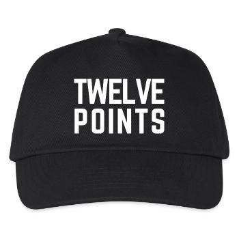 DOUZE POINTS Eurovision Oostenrijk 2026 - Casquette de baseball Enfant - noir - Devant
