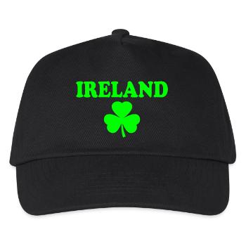 Trèfle d’Irlande - Casquette de baseball Enfant - noir - Devant
