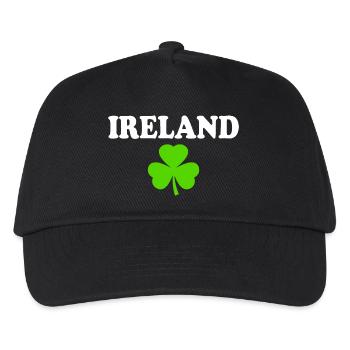 Trèfle d’Irlande - Casquette de baseball Enfant - noir - Devant
