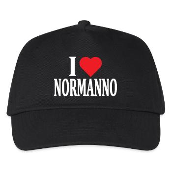 t-shirt I love Norman t-shirt gift idea - Kids’ Baseball Cap - black - Front