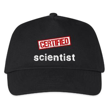 Scientist - Kids’ Baseball Cap - black - Front