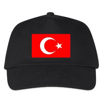 Turquie - Drapeau turc - Casquette de baseball Enfant - noir - Devant