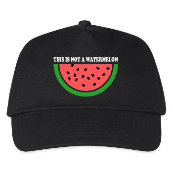 THIS IS NOT A WATERMELON - Kids’ Baseball Cap - black - Front