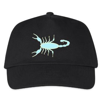 Imperial Scorpion Ultraviolet Glow - Kids’ Baseball Cap - black - Front