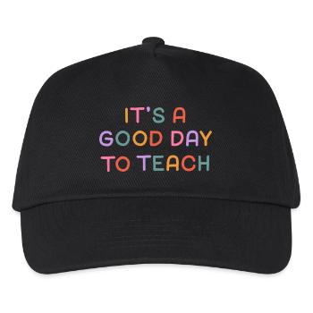 C’est une bonne journée pour enseigner, chemise de l’enseignant, éducateur - Casquette de baseball Enfant - noir - Devant