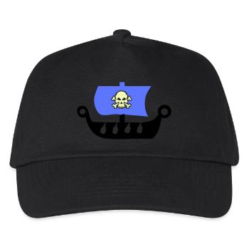 bateau pirate - Casquette de baseball Enfant - noir - Devant