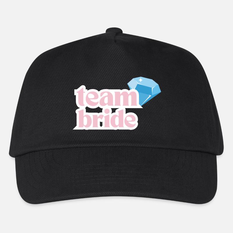 Team Bride - Kids’ Baseball Cap - black