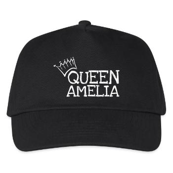 Amelia - Kinder Basecap - Schwarz - Vorne
