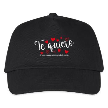 T-shirt / Je t’aime / Je t’aime / Je t’aime - Casquette de baseball Enfant - noir - Devant