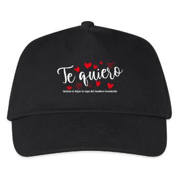 T-shirt / Je t’aime / Je t’aime / Je t’aime - Casquette de baseball Enfant - noir - Devant