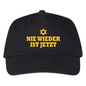 Never again is now - Kids’ Baseball Cap - black - Front