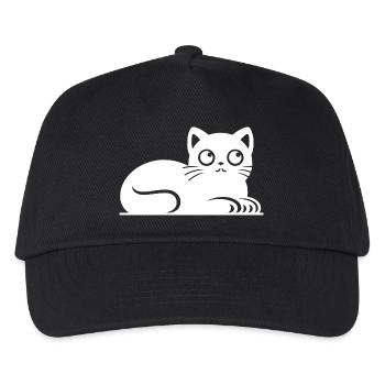 Little fat cat Drawing - Kids’ Baseball Cap - black - Front