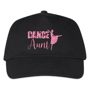Dance Aunt Proud Dance Aunt Of Dancer Aunt Dancer - Kids’ Baseball Cap - black - Front