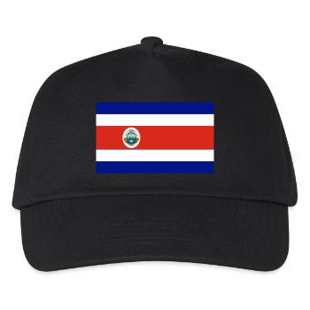 Costa Rica - Kinder Basecap - Schwarz - Vorne