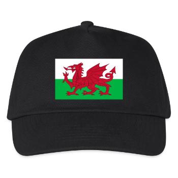 Wales - Kids’ Baseball Cap - black - Front