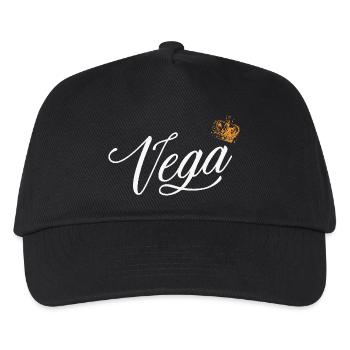 Vega Name for Women Kids Toddlers - Vega Last name - Kids’ Baseball Cap - black - Front