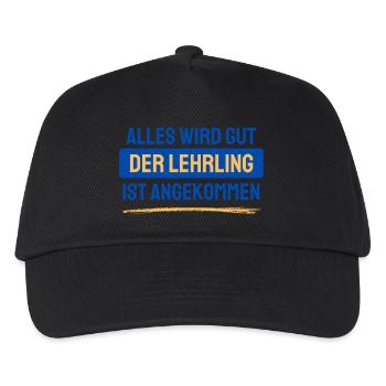 Alles wird gut - Kinder Basecap - Schwarz - Vorne
