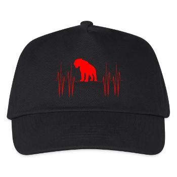 Säbelzahntiger - Kinder Basecap - Schwarz - Vorne