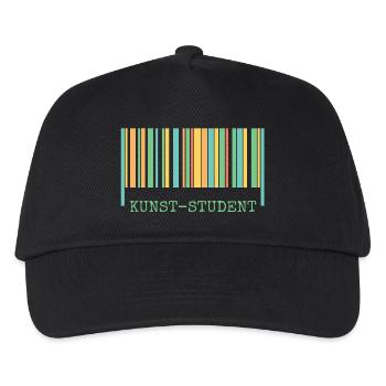 Kunststudent als Kunst - Kinder Basecap - Schwarz - Vorne