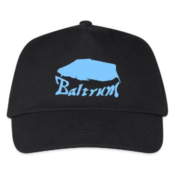 Baltrum Tattoo - Kinder Basecap - Schwarz - Vorne