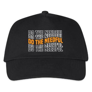 Do The Needful 3 - Kinder Basecap - Schwarz - Vorne
