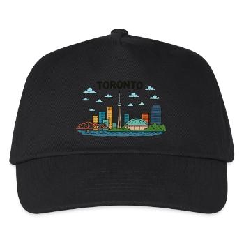 Toronto City, Canada - Kids’ Baseball Cap - black - Front