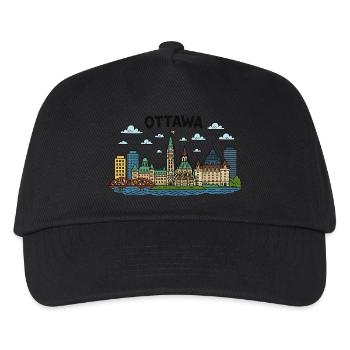 Ottawa City Canada - Kids’ Baseball Cap - black - Front