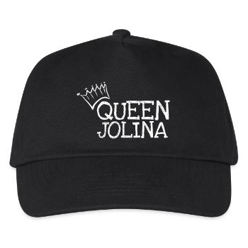 Vorname Jolina - Kinder Basecap - Schwarz - Vorne